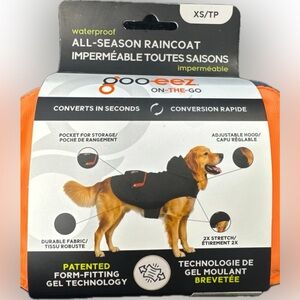 🐾Goo-eez All Season Raincoat Size XS/ TP NIB 🦮🐩🐕‍🦺